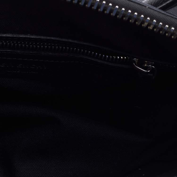 Pre Owned Givenchy Black Leather Small Antigona Satchel
