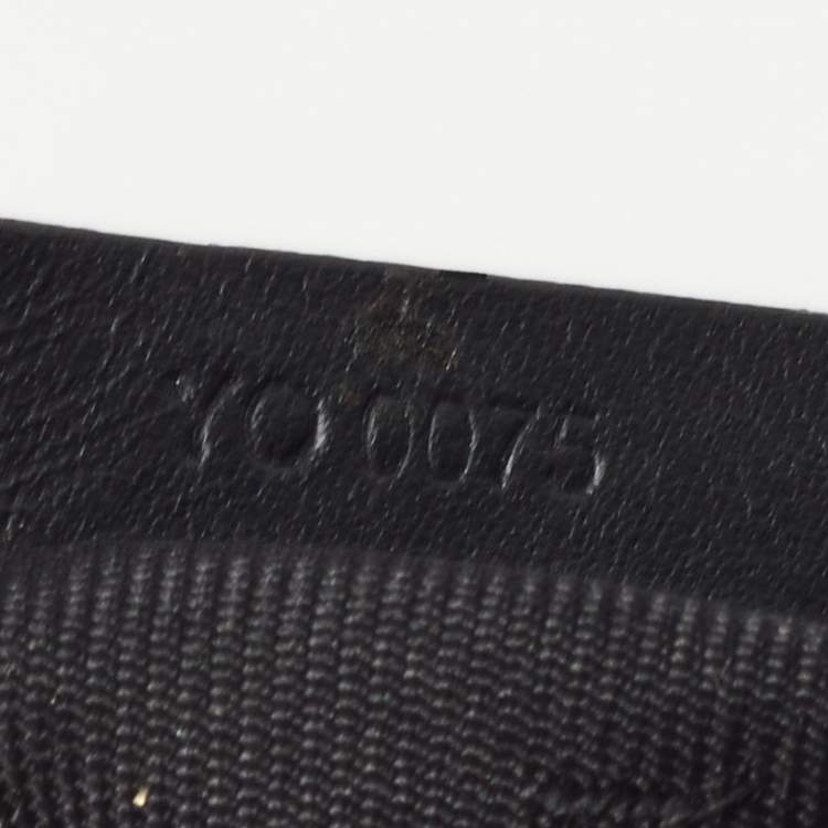 Pre Owned Givenchy Black Monogram Canvas and Leather Tassel Baguette Bag