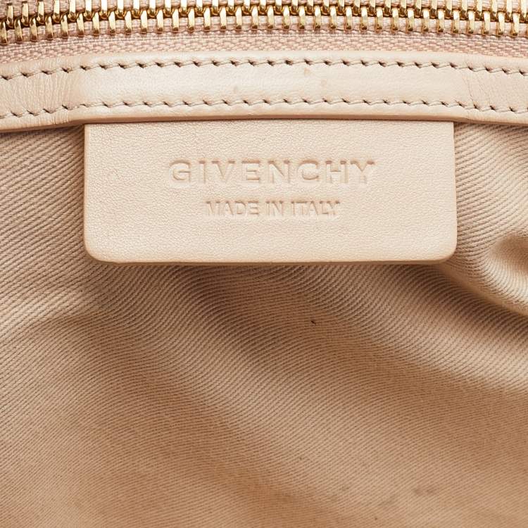 Pre Owned Givenchy Green Leather Medium Nightingale Satchel