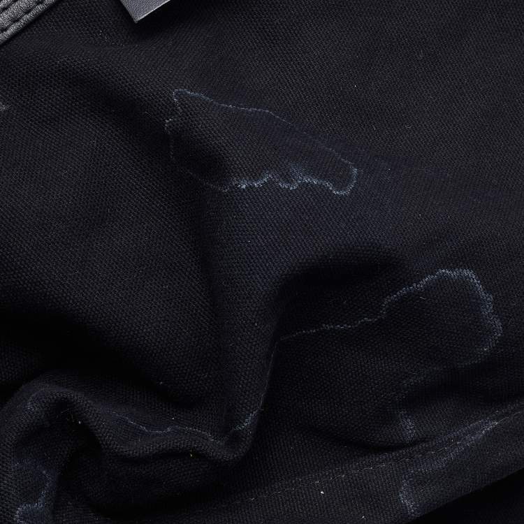 Pre Owned Givenchy Black Satin and Leather Small Nightingale Bag