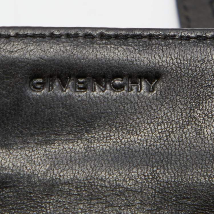 Pre Owned Givenchy Deep Green Leather Flap Continental Wallet