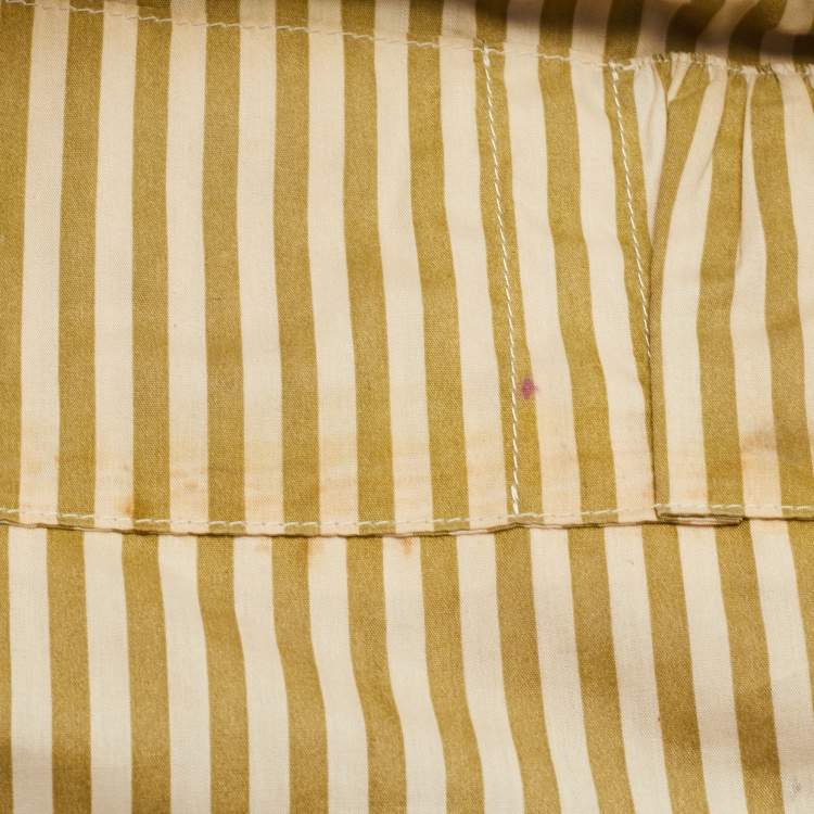 Pre Owned Givenchy Beige Embossed Leather Braided Handle Tote
