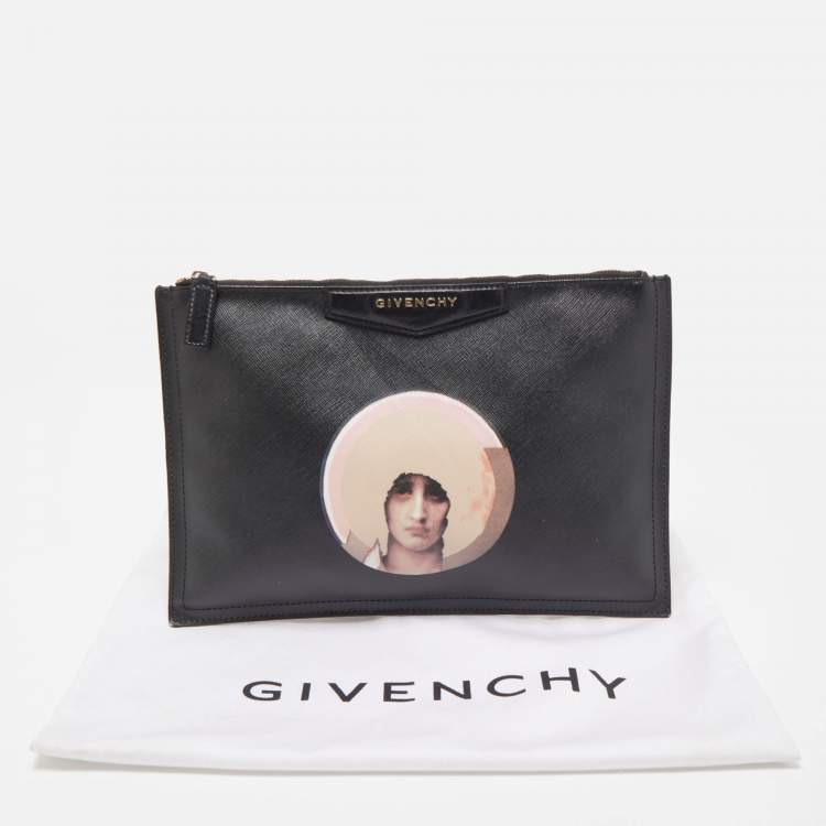 Pre Owned Givenchy Black Leather Small  Antigona Madonna Pouch