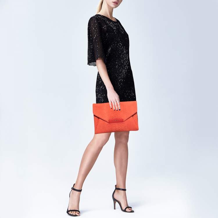 Givenchy Antigona Envelope Clutch - Black Clutches, Handbags