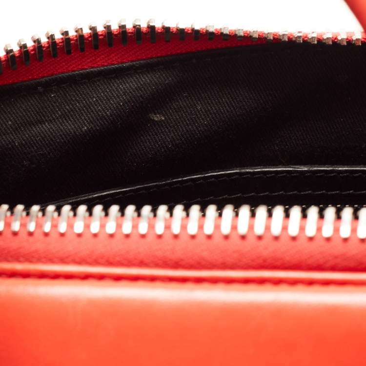 Pre Owned Givenchy Red Leather Medium Antigona Satchel