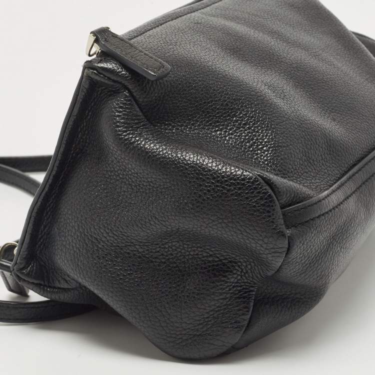 مملوكة مسبقًا Givenchy Black Leather Mini Pandora Sugar Crossbody Bag