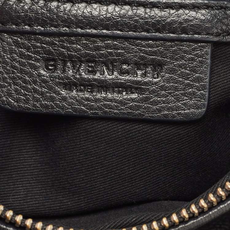 مملوكة مسبقًا Givenchy Black Leather Mini Pandora Sugar Crossbody Bag