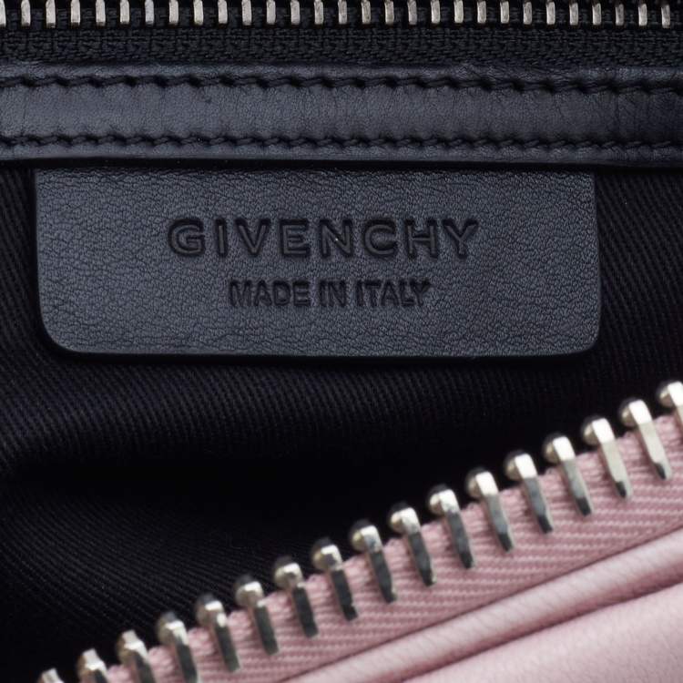 Pre Owned Givenchy Pink Leather Small Antigona Satchel
