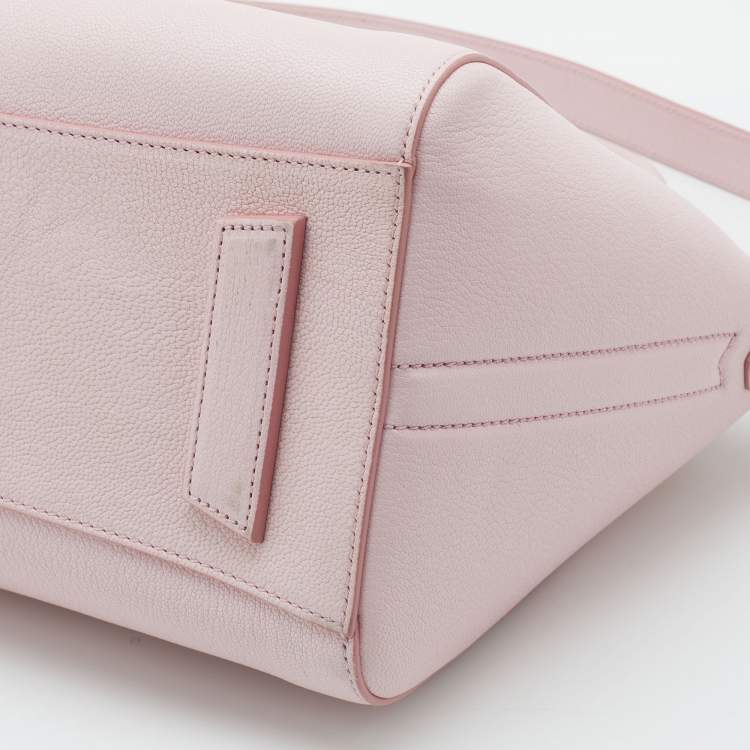 Pre Owned Givenchy Pink Leather Small Antigona Satchel