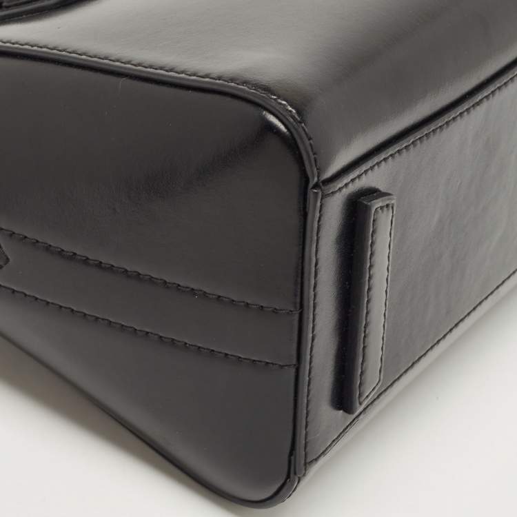Pre Owned Givenchy Black Leather Mini Antigona Satchel