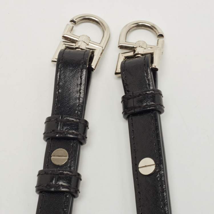 Pre Owned Givenchy Black Leather Mini Antigona Satchel