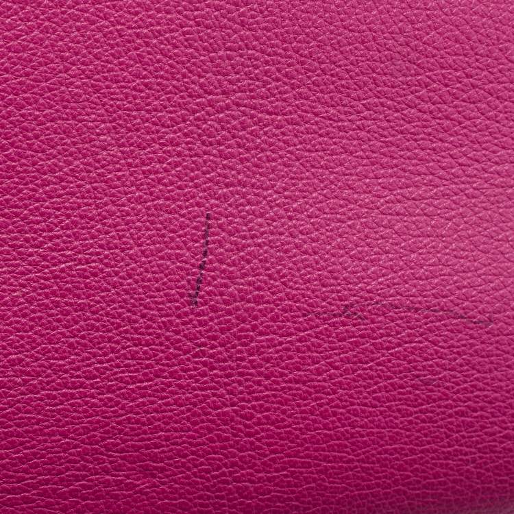 Pre Owned Givenchy Magenta Leather Small Antigona Satchel