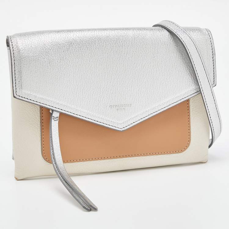 Pre Owned Givenchy Multicolor Leather Duetto Crossbody Bag
