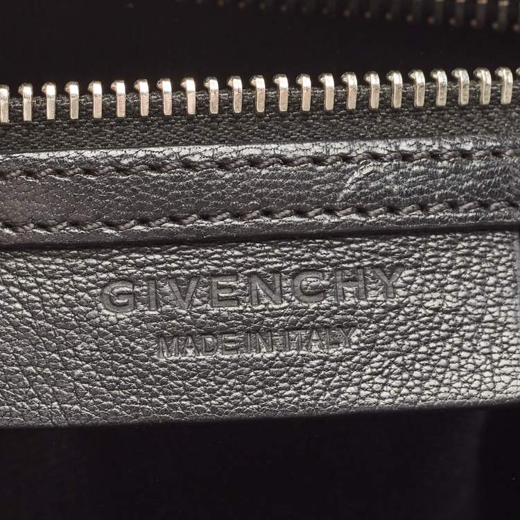 Pre Owned Givenchy Black Leather Medium Antigona Satchel