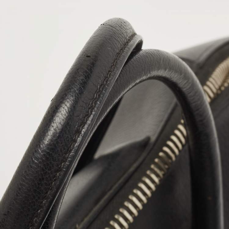 Pre Owned Givenchy Black Leather Medium Antigona Satchel