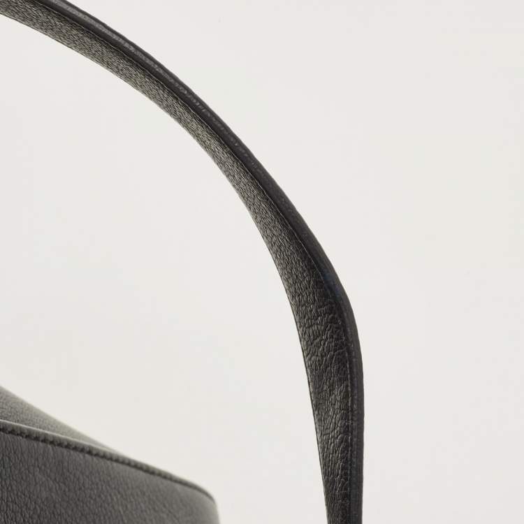 Pre Owned Givenchy Black Leather Medium Antigona Satchel