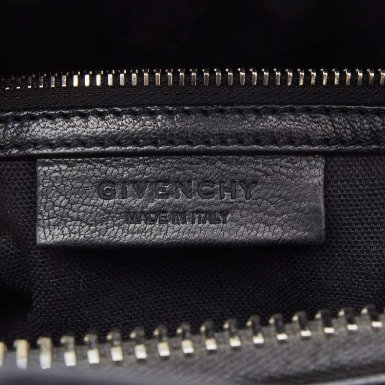 Pre Owned Givenchy Black Leather Small Antigona Satchel