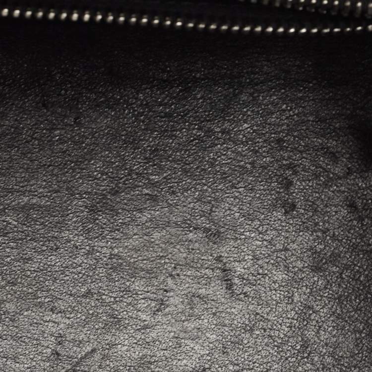 Pre Owned Givenchy Grey Leather Mini Horizon Tote