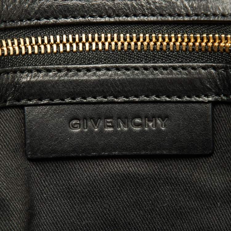 Pre Owned Givenchy Black Leather Envelope Antigona Clutch