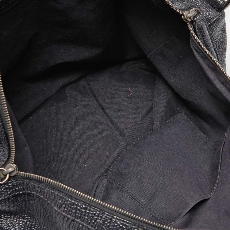 Pre Owned Givenchy Black Leather Medium Nightingale Satchel