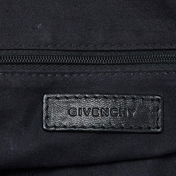 Pre Owned Givenchy Black Leather Medium Nightingale Satchel