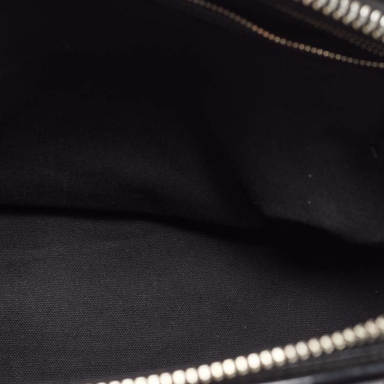 Pre Owned Givenchy Black Patent Leather Medium Antigona Satchel