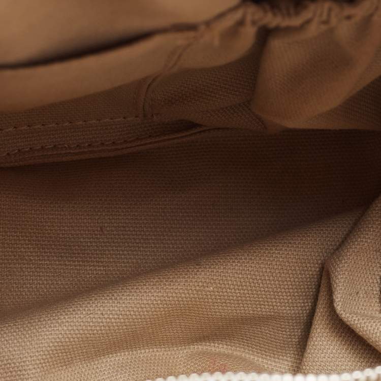 Pre Owned Givenchy Off White Leather Mini Antigona Satchel