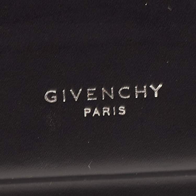 Pre Owned Givenchy Black Leather Mini Horizon Tote