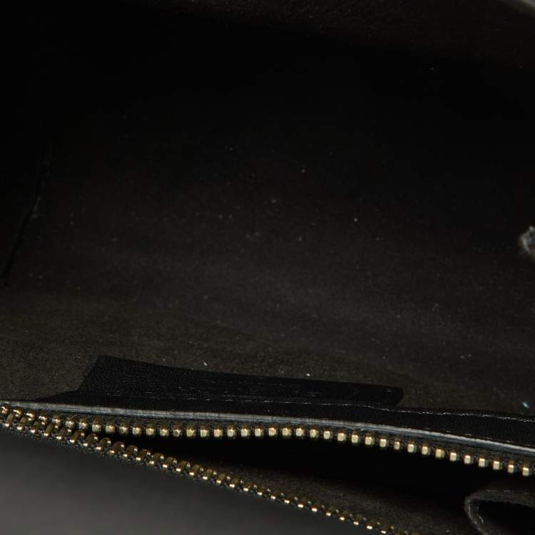 Pre Owned Givenchy Brown/Black Leopard Print Leather Mini Pandora Crossbody Bag