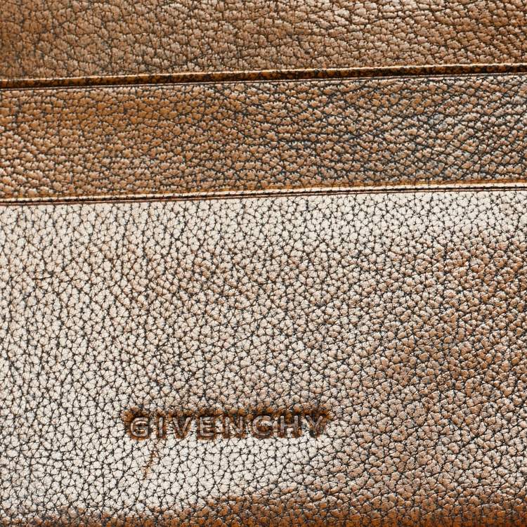 Pre Owned Givenchy Brown Leather Continental Wallet