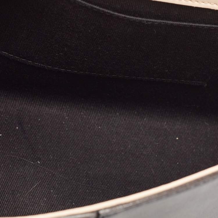 Pre Owned Givenchy Black/Brown Leather Obsedia Shoulder Bag