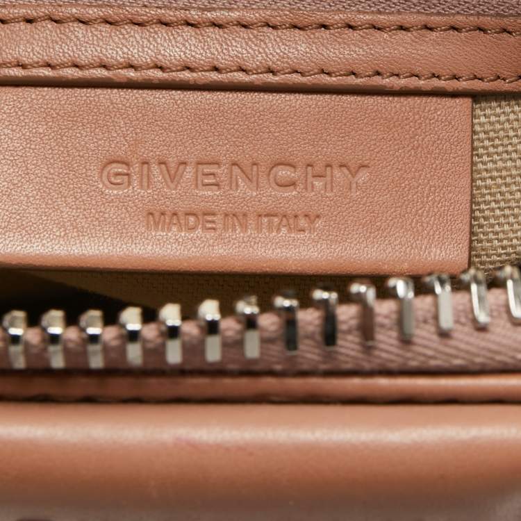 Pre Owned Givenchy Beige Leather Mini Antigona Satchel