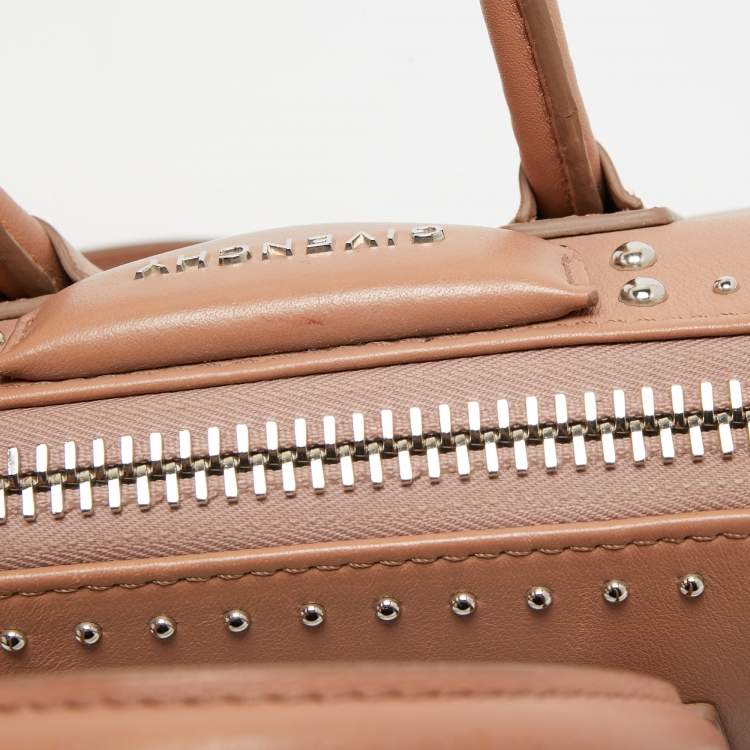 Pre Owned Givenchy Beige Leather Mini Antigona Satchel