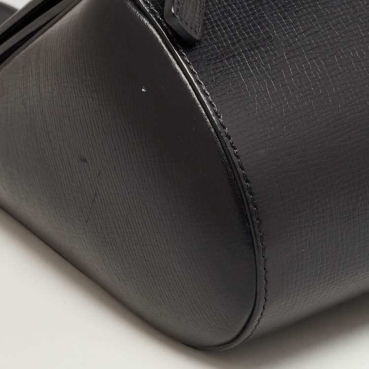 Pre Owned Givenchy Black Leather Pandora Box Shoulder Bag