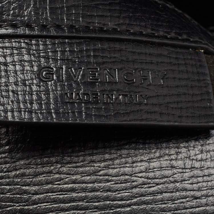 Pre Owned Givenchy Black Leather Pandora Box Shoulder Bag