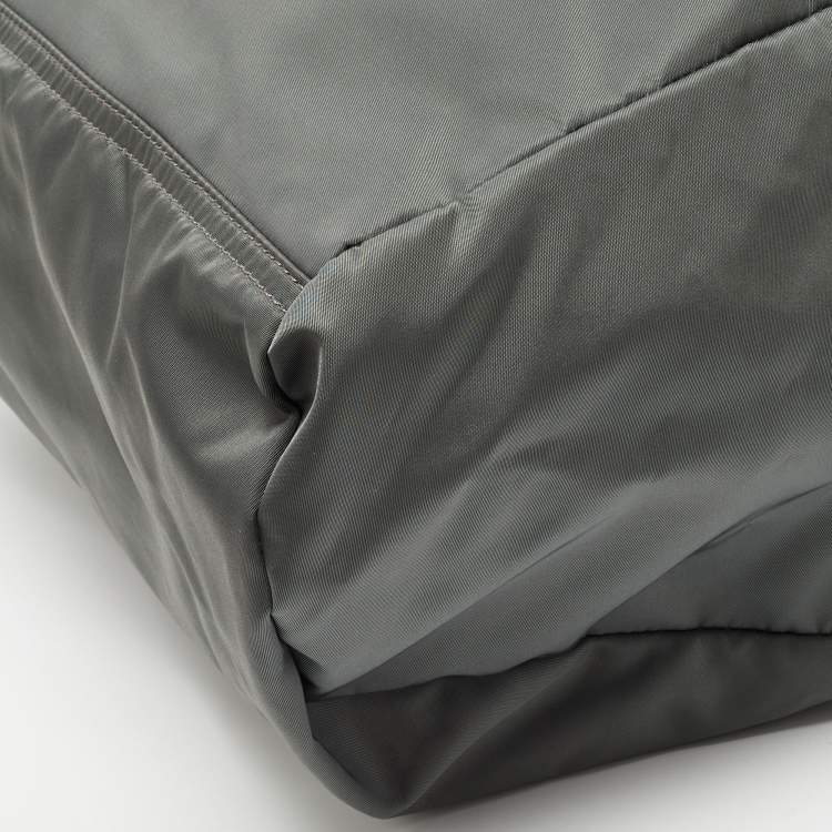 Pre Owned Givenchy Grey/Black Nylon Pandora Top Handle Bag