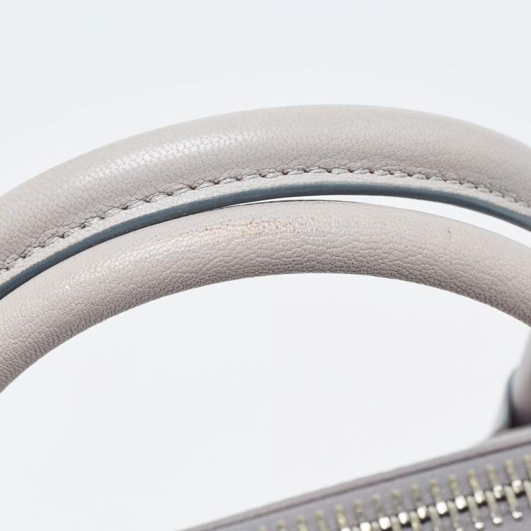 Pre Owned Givenchy Grey Leather Small Antigona Satchel