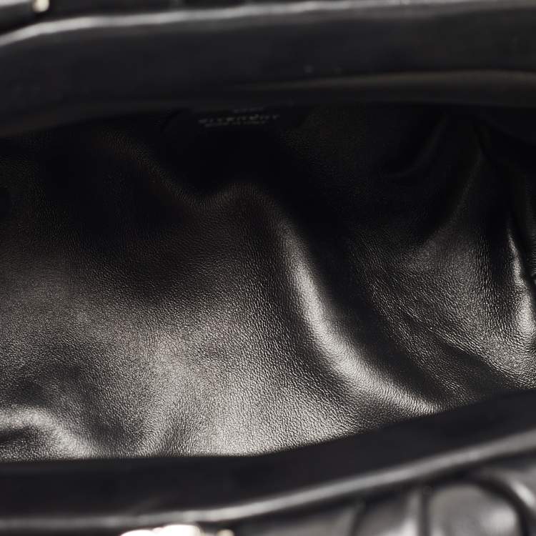 Pre Owned Givenchy Black Leather Kenny Chain Shoulder Bag