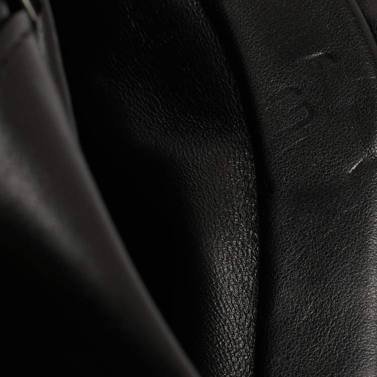 Pre Owned Givenchy Black Leather Kenny Chain Shoulder Bag
