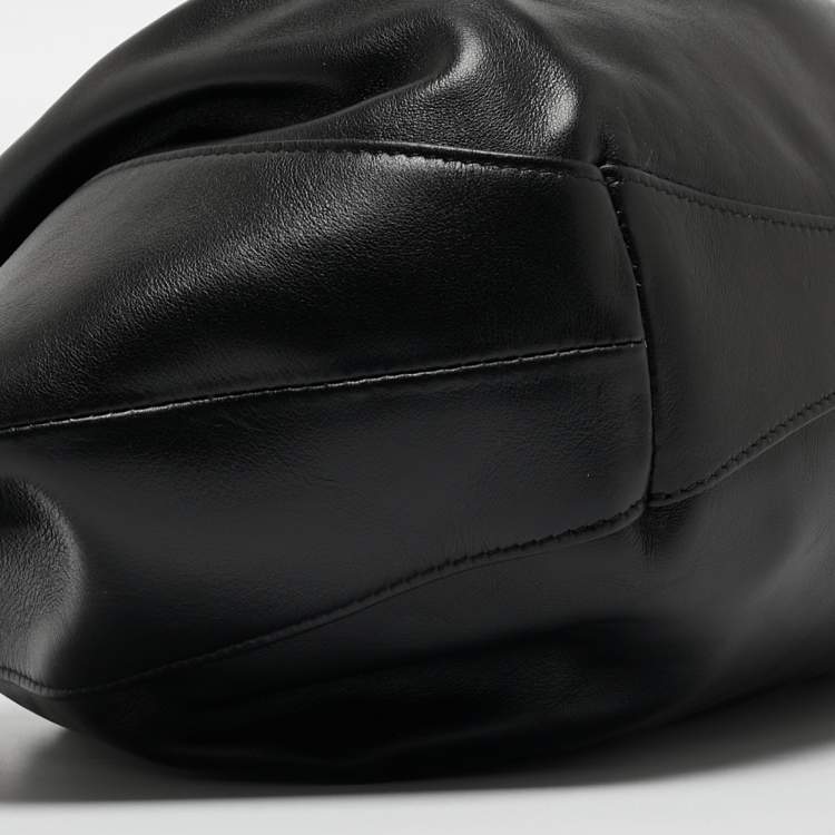 Pre Owned Givenchy Black Leather Kenny Chain Shoulder Bag