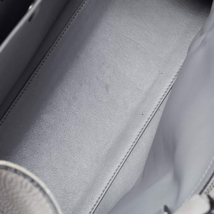 Pre Owned Givenchy Grey Leather Medium Obsedia Tote