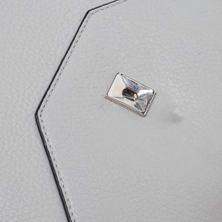 Pre Owned Givenchy Grey Leather Medium Obsedia Tote