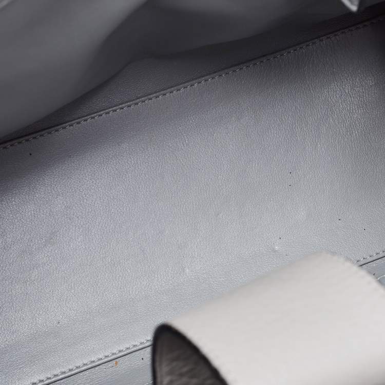 Pre Owned Givenchy Grey Leather Medium Obsedia Tote