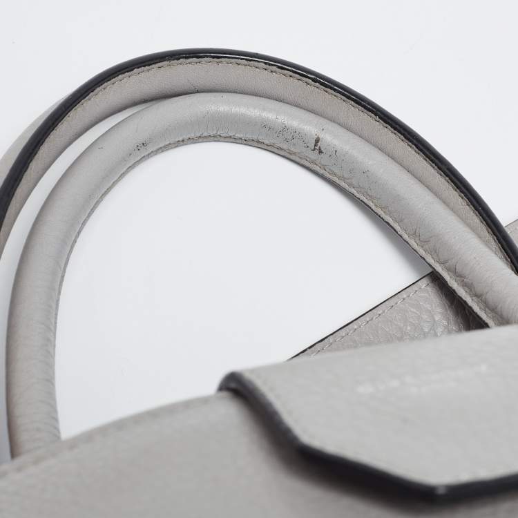 Pre Owned Givenchy Grey Leather Medium Obsedia Tote