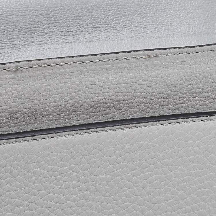 Pre Owned Givenchy Grey Leather Medium Obsedia Tote