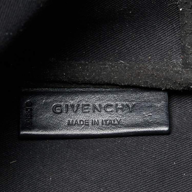 Pre Owned Givenchy Black Bambi Print Coated Canvas and Leather Antigona Shopper Tote