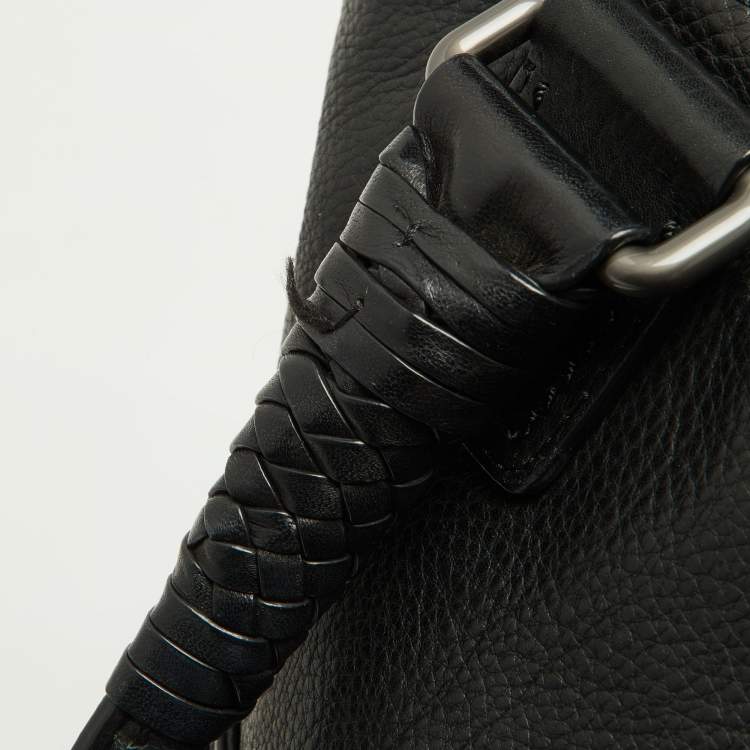 Pre Owned Givenchy Black Leather Shopper Tote