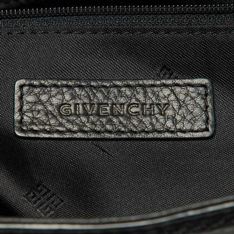 Pre Owned Givenchy Black Leather Shopper Tote