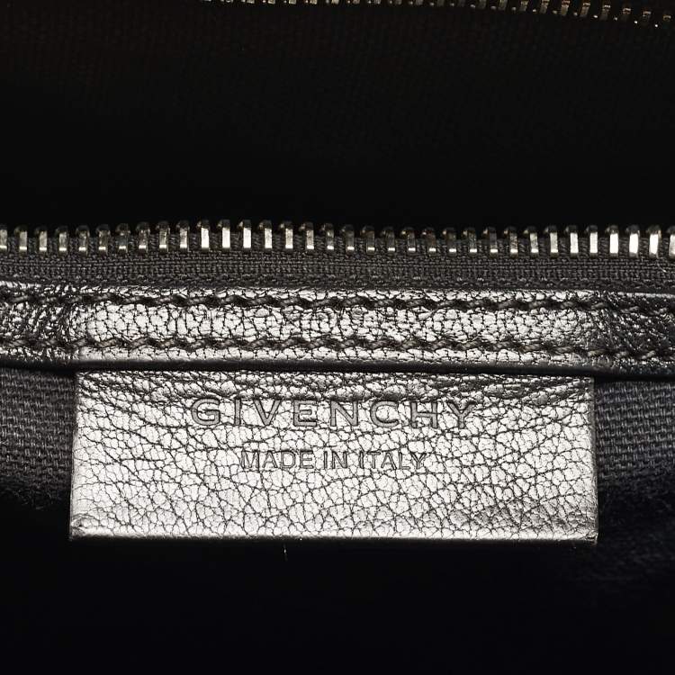Pre Owned Givenchy Black Leather Medium Antigona Satchel