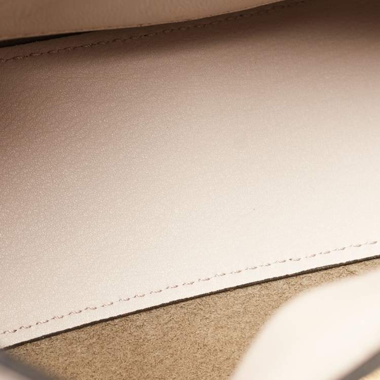 Pre Owned Givenchy Light Pink Leather Mystic Top Handle Bag